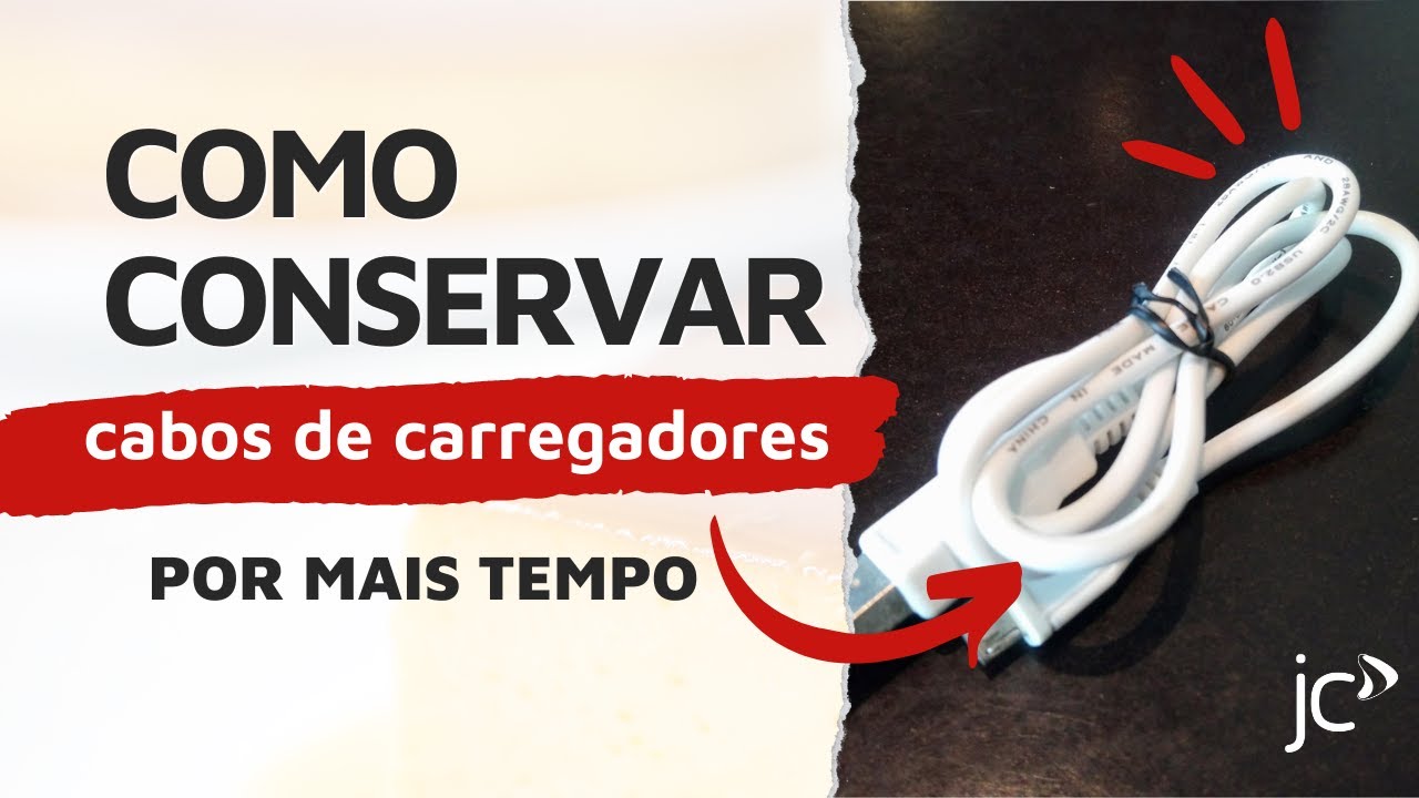 Como armazenar corretamente o carregador